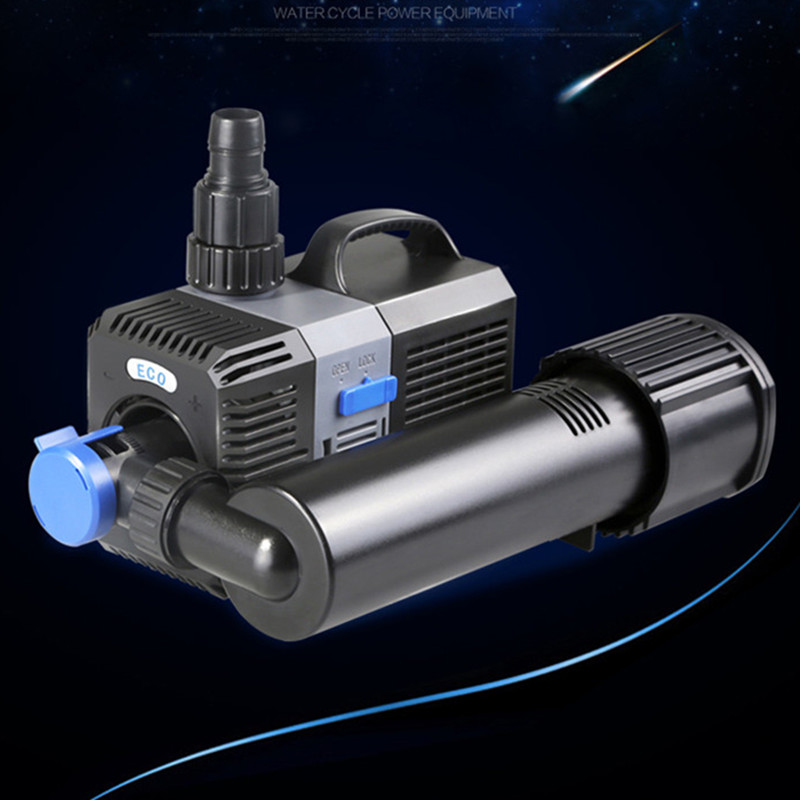

SUNSUN CTP Series Frequency Variation Aquarium Submersible Pump Hydroponic Pond Fish Tank Water Pump w/ UV Sterilizer