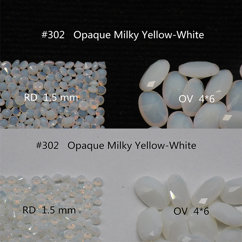 

0.8mm RoundNanogem Crystal White Colors Facet Cut Top Quality Thermostable Synthetic Loose Gemstone For Jewellery 1000pcs Per Color A Lot
