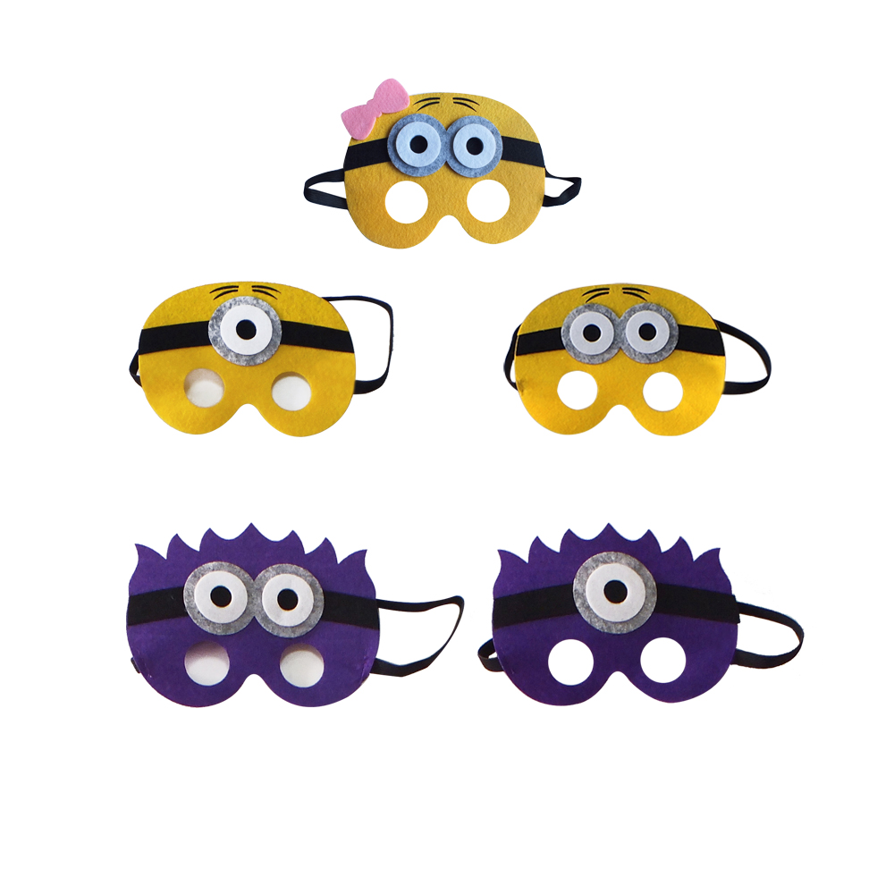

The Minions Masks Small yellow girl Mask for kids Halloween Christmas costumes masquerade masks party favors gifts., Remark your style choice