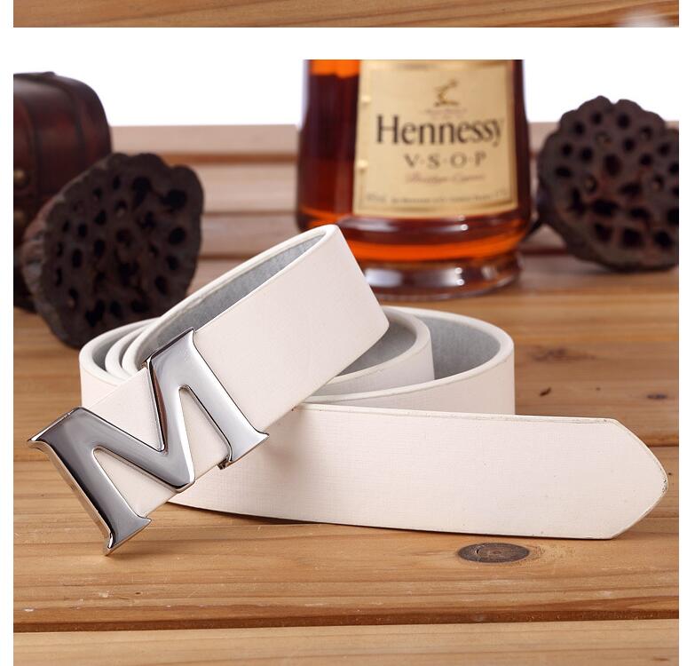 

New Hot PU Leather Women Belt Black Smooth Buckle Belts for Female Designer Famous Belt Luxury Girl Strap Size /110/cm, As pics sjhow