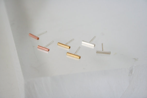 

Fashion gold stud earrings ROCK STICK stud earrings Personality stud earrings for women wholesale free shipping