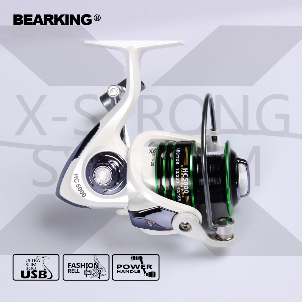 Bearking Ninja series 2017 New Mela Super Light Weight Body Max Drag 7KG Carp Fishing Reel Spinning Reel Free ShippingY1883010-image-423179715