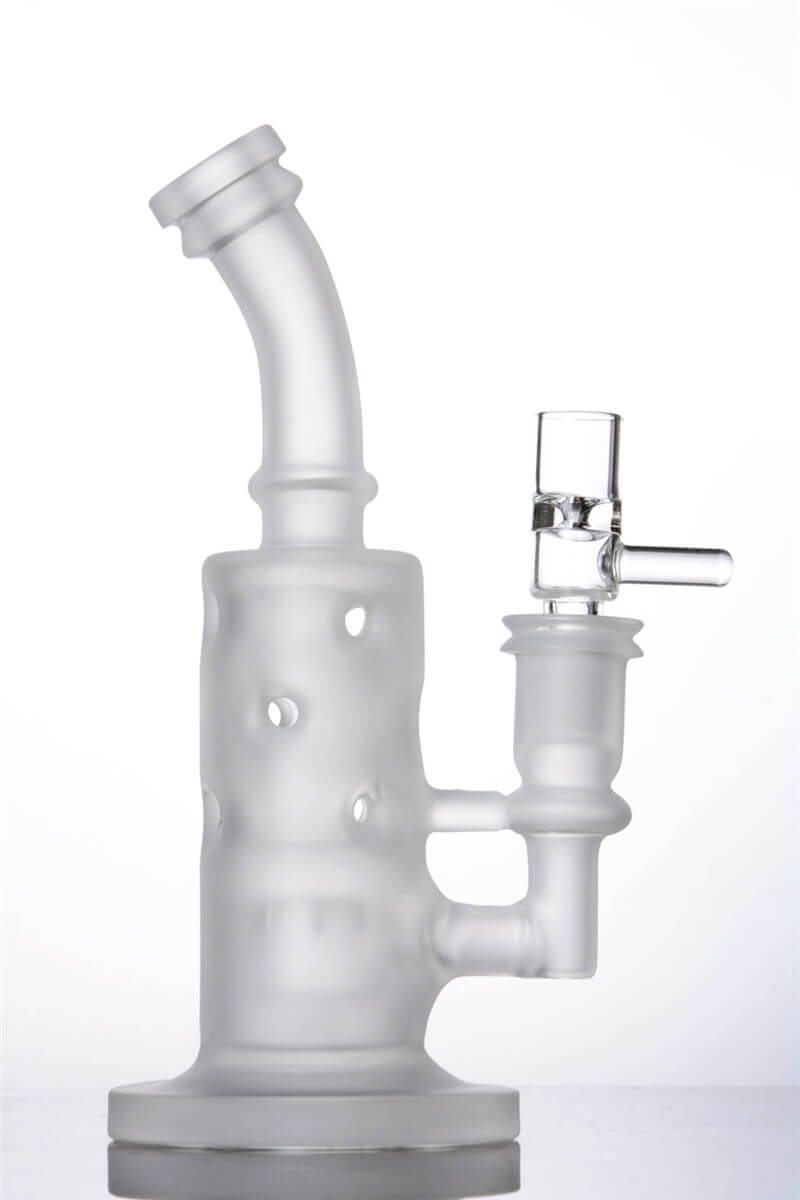 

Small Glass Bong Fab Egg Dab Rigs Smoking Water Pipes 7.5 Inches and 14mm Joint
