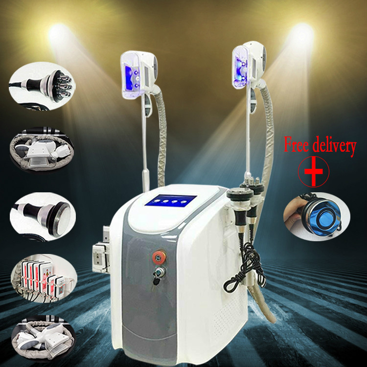 

Best selling cryolipolysis fat freezing slimming machine 2 cryo handles cool body sculpting cryolipolysis ultrasound cavitation RF lipolaser