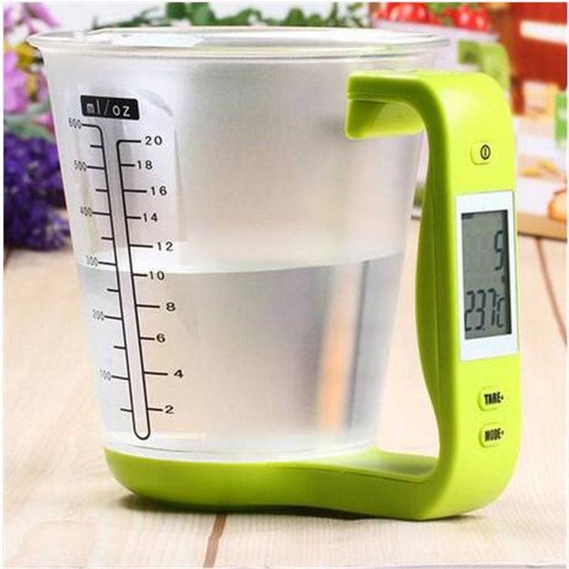 

Wholesale Hot sale Digital Cup Scale Electronic Measuring Household Jug Scales LCD Display Measuring Cups Tools