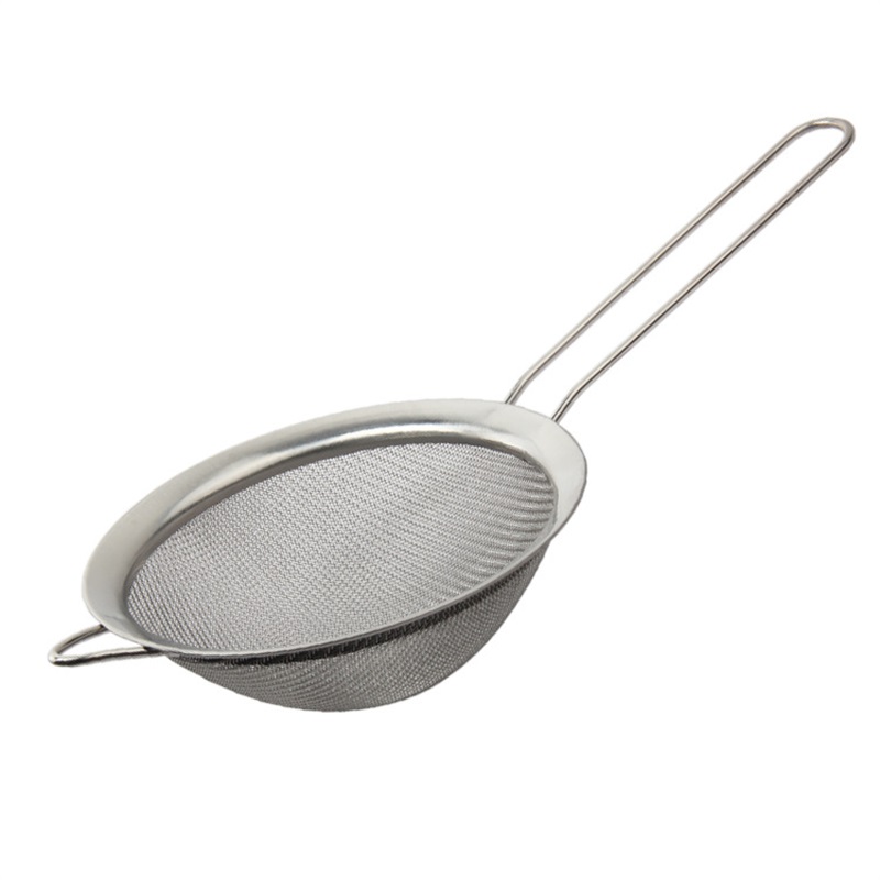 2 dans 1 Métal Mesh Passoire Cuillère À Huile-Friture Filtre Cuillère