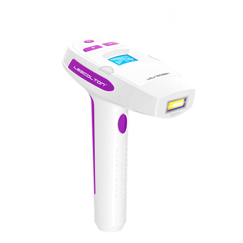 

Laser Hair Removal System Epilator Exclusive LED home pulsed LightTM Technology Quick Painless Permanent Hair Removal Grainer Pink