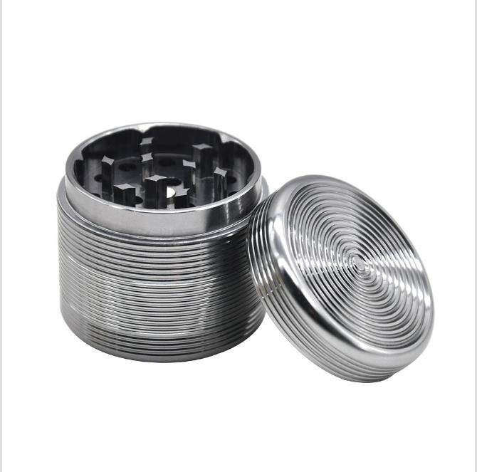 

Aluminum Alloy New Cigarette Grinder Diameter 40 Mm Four-layer Cigarette Crusher Thread New Cigarette Grinder