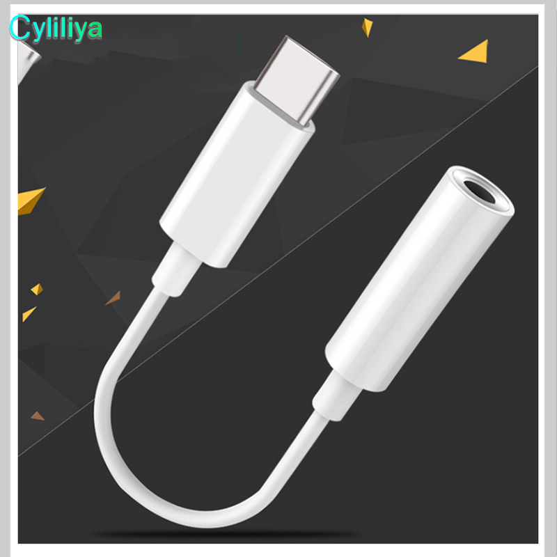 

Type C Connector to 3.5mm Earphone Headphone Audio AUX Jack Adapter Cable for Samsung Type C