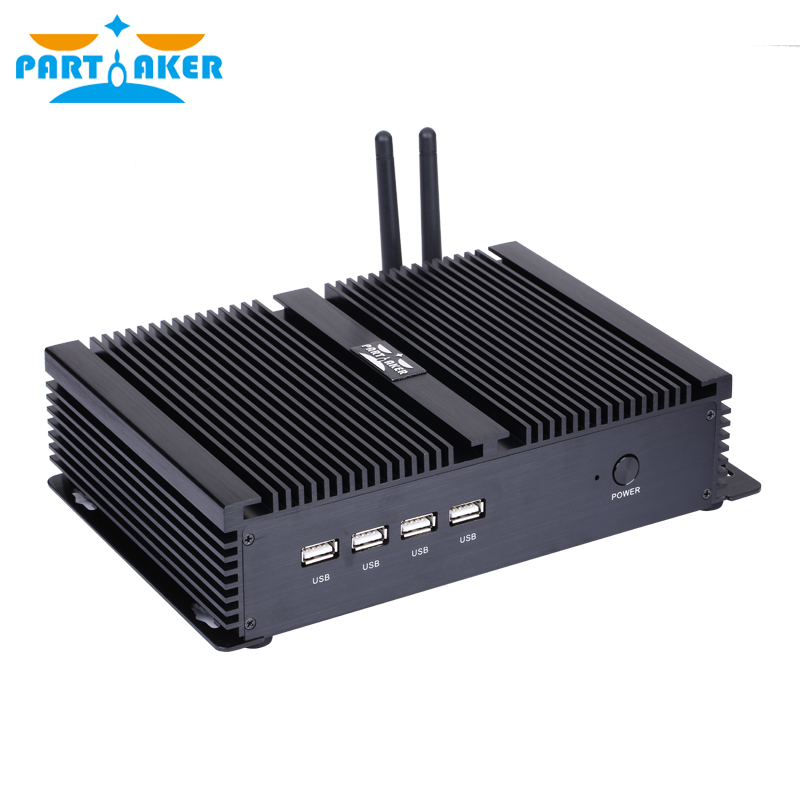 

Industrial Fanless Mini PC Computer with Intel Celeron 1037U Dual-Core Dual Lan 4*COM Support Linux Windows