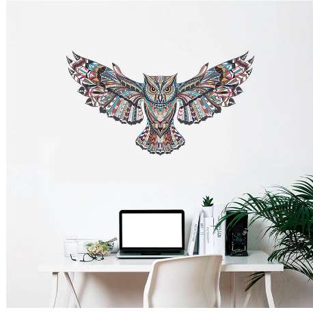 

Removable Colorful Owl Kids Nursery Rooms Decorations Wall Decals Birds Flying Animals Vinyl Wall Stickers Self Adhesive Decor