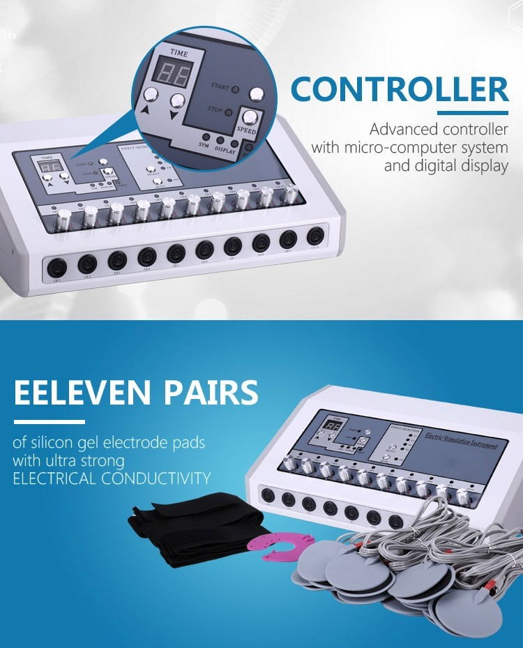 

New arrival ems machine, russian wave electrode stimulation machine, electic body slimming massager