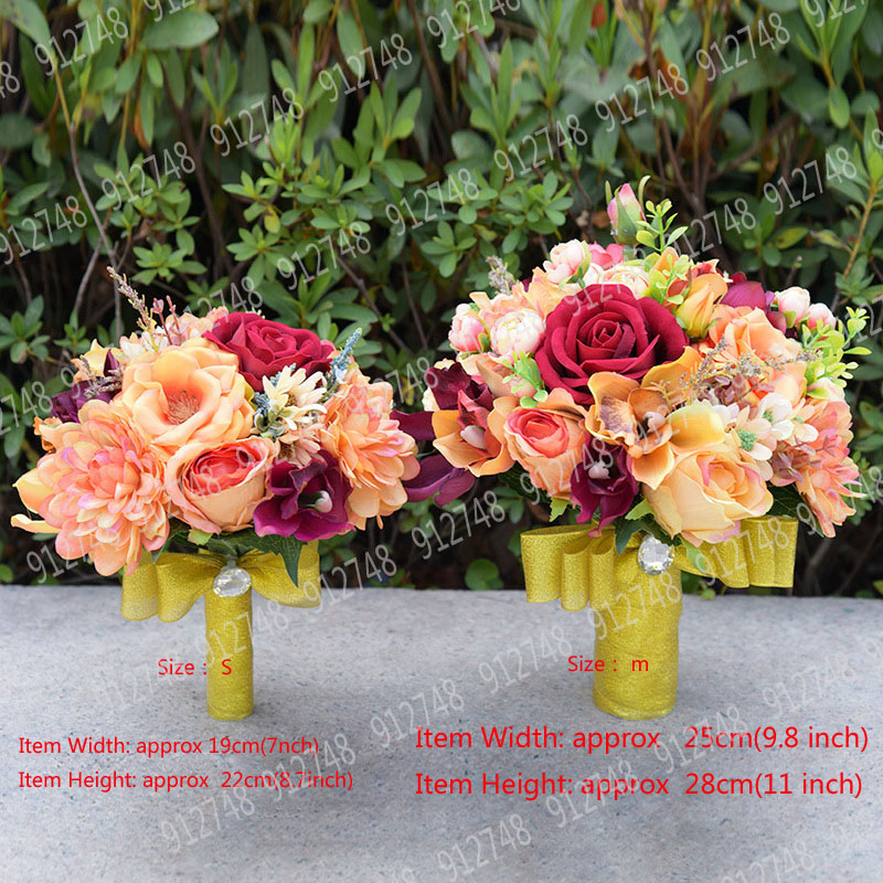 Acheter Bouquets De Demoiselle Dhonneur De Fleurs Sauvages De 2018 De 2975 Du Zhanhuawedding Dhgatecom