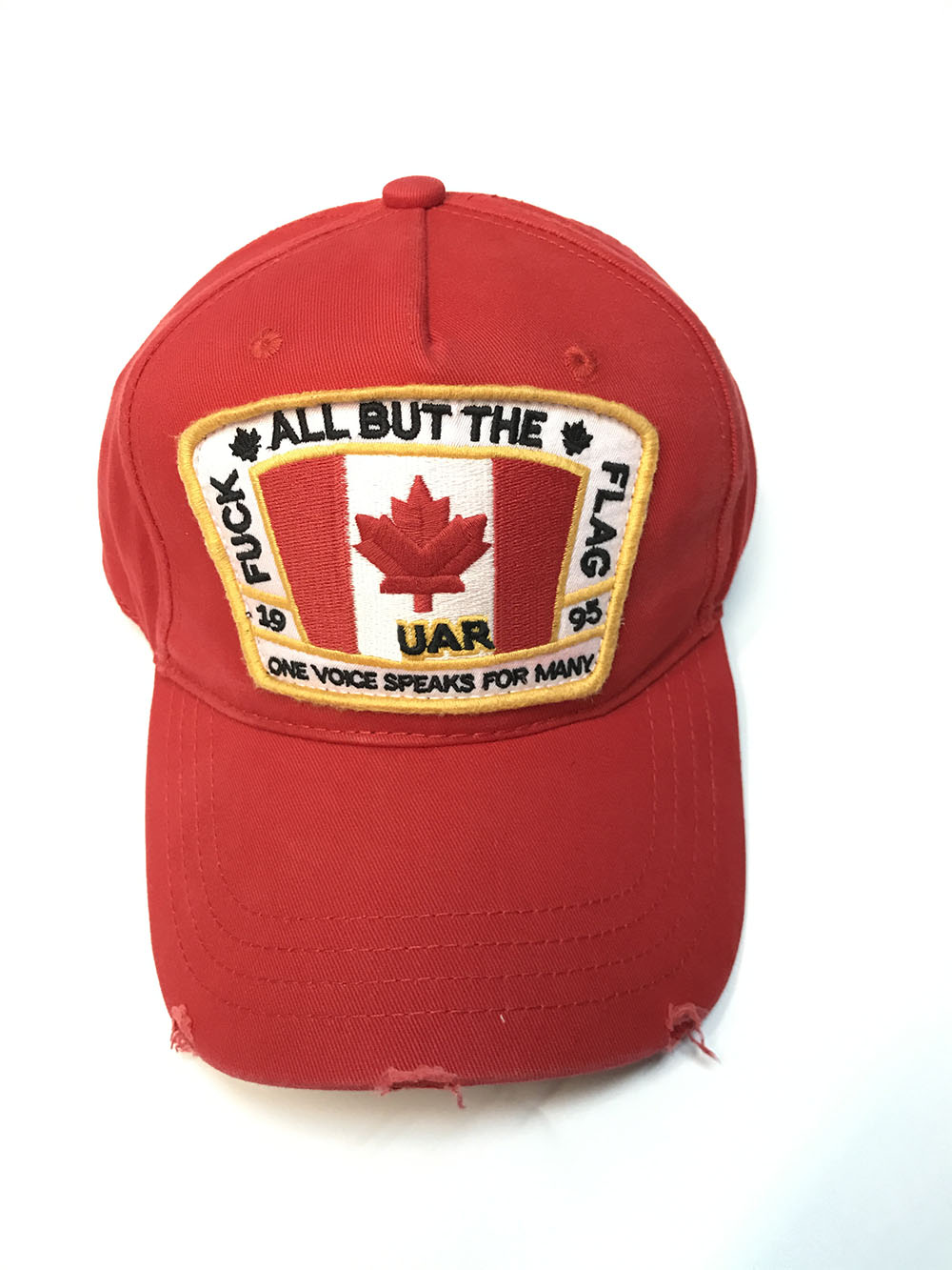 

Wholesale Canada Patch baseball cap snapback hat spring cotton hip hop fitted hats for men women summer caps, Black