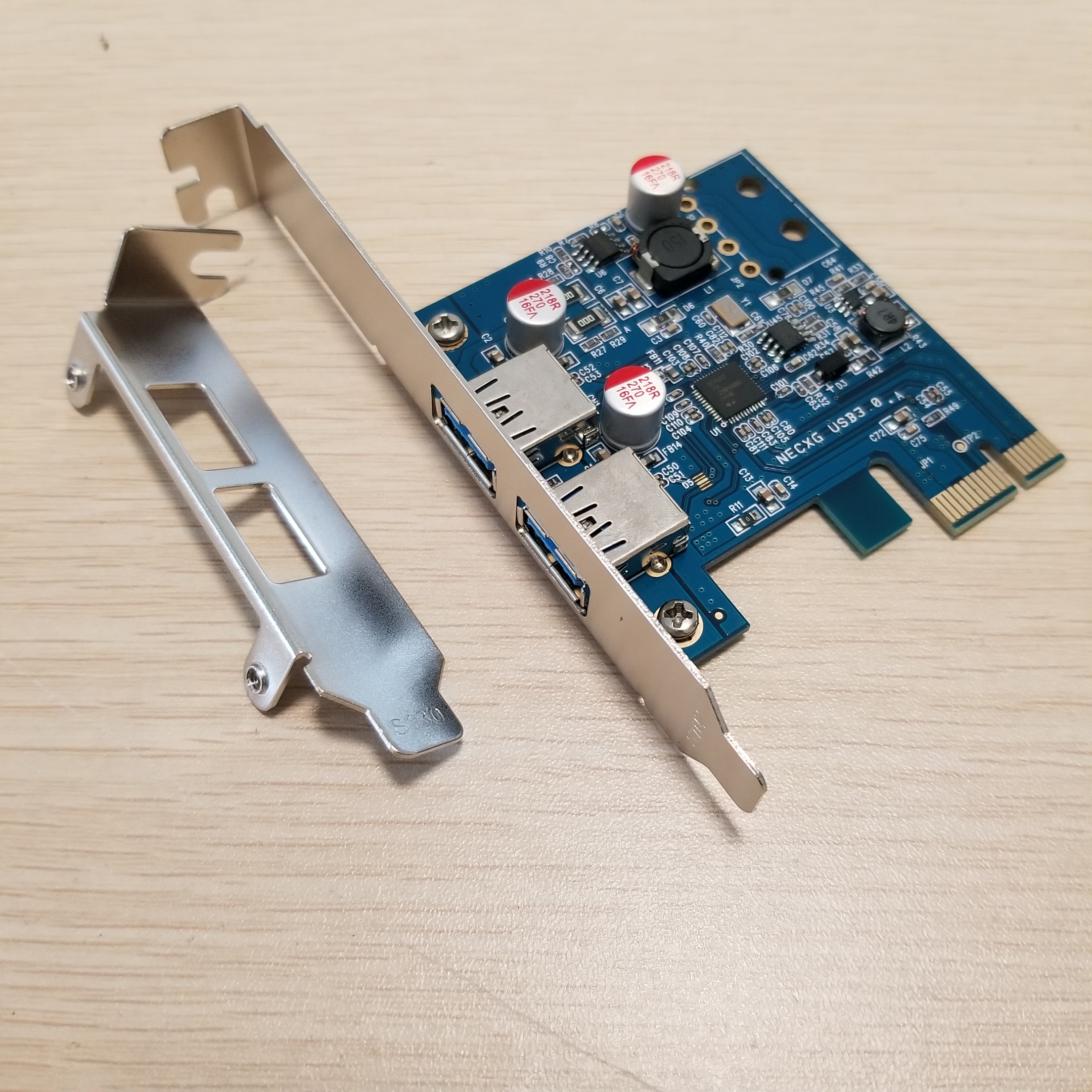 

Desktop PCI-E to USB 3.0 Expansion Card Pcie USB 3.0 Adapter Half Height Card