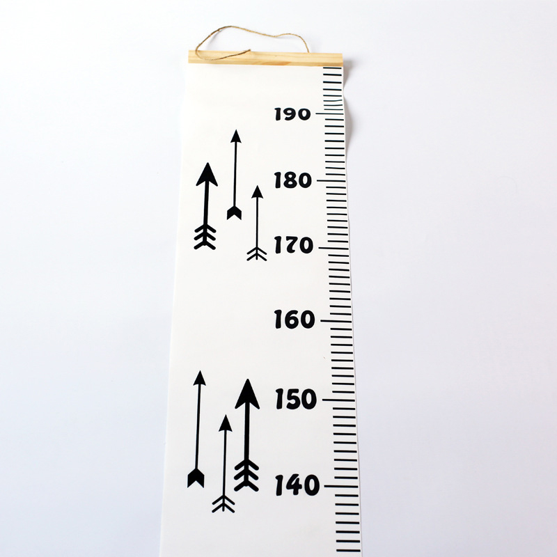 extra/íble F ni/ñas decoraci/ón de habitaci/ón de guarder/ía tabla de altura y crecimiento para ni/ños Regla de altura para ni/ños tabla de crecimiento de lona para colgar en la pared
