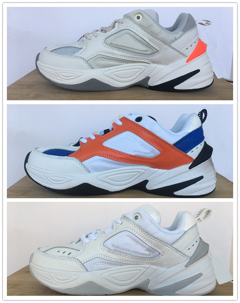 New Arrival Dad Shoes M2K Tekno men women Basketball Shoes Phantom Oil Grey White Orange Womens Mens Sports Sneakers 5.5-11
