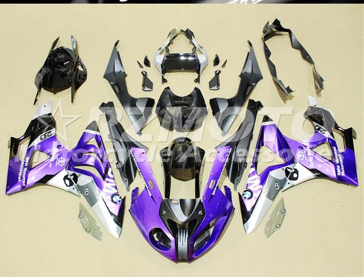 

3 free gifts Complete Fairings For BMW S1000RR 1000RR 2009 2010 2011 2012 2013 2014 Injection molding Fairing Purple X80