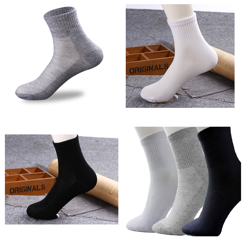 

HOT Free shipping Men Athletic Socks Sport Basketball Long Cotton Socks Male Spring Summer Running Cool Soild Mesh Socks For All Size Fre, As picture show