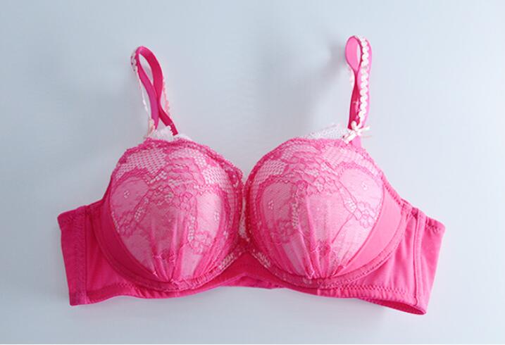 

No steel rim bra, breathing cup erect cotton and breathable underwear., Red