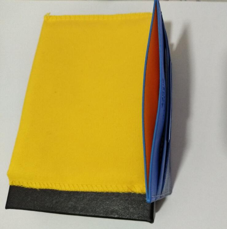 

Free Shipping Top quality Paris style luxury designer classic famous men women famous genuine leather gy credit card holder mini wallet, Brown;gray