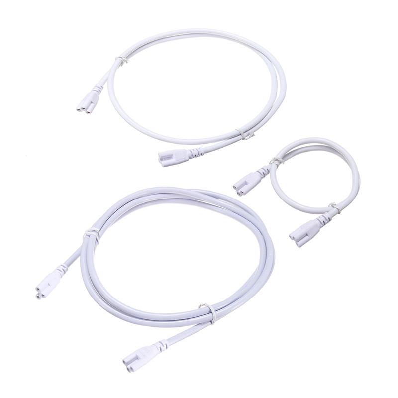 

Extension Link Cord 1ft 2ft 3ft 4ft 5ft 6ft T5 T8 Connector Cable Wire For Integrated LED Tube Light