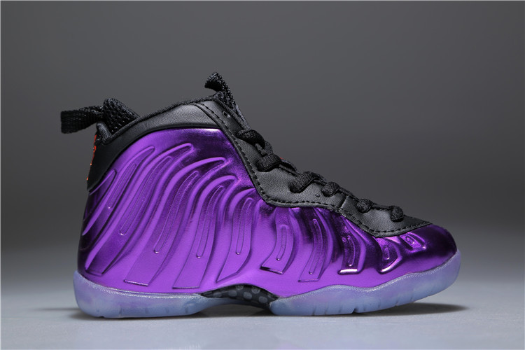 

Eggplant Penny Hardaway Kids basketball shoes Black FRUITY PEBBLES Infant children athletic Pippen Duncan sports Toldder sneaker