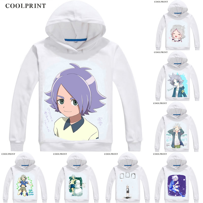 Fubuki Shirou Mens Hoodies Inazuma Eleven Fubuki Twins Men Sweatshirt Streetwear Anime Hoodie Printed Long Hooded