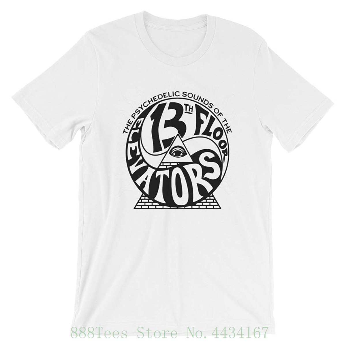 Dicky Ticker 13th Floor Elevators T Shirt Swirl 1960s Short Sleeve