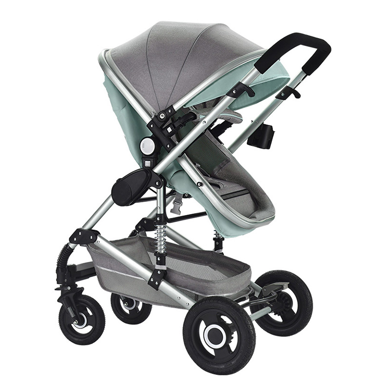 

Multifunctional 3 in 1 Baby Stroller Aluminum Alloy Frame High Landscape Baby Stroller Free Shipping