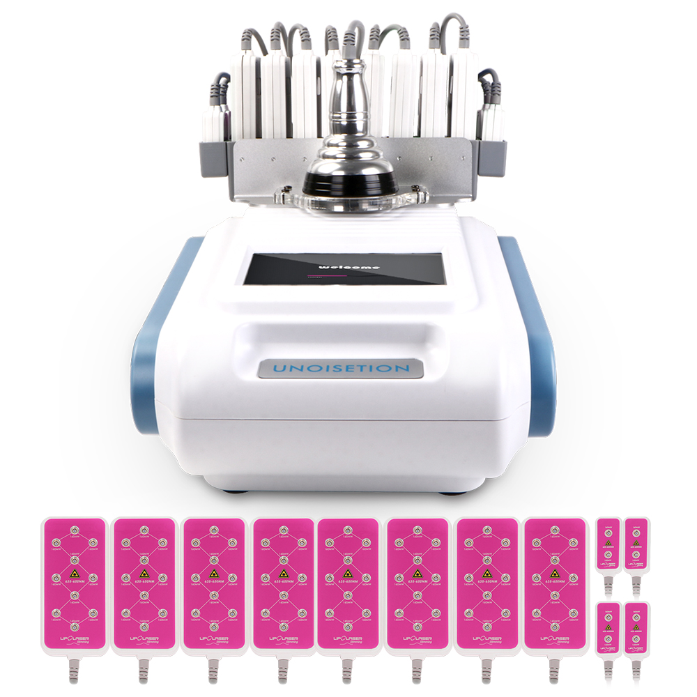 

Latest Technology 650nm Strong Laser LLLT Diode Laser Slimming Equipment Ultrasonic Cavitation Cellulite Reduction RF Beauty Equipment