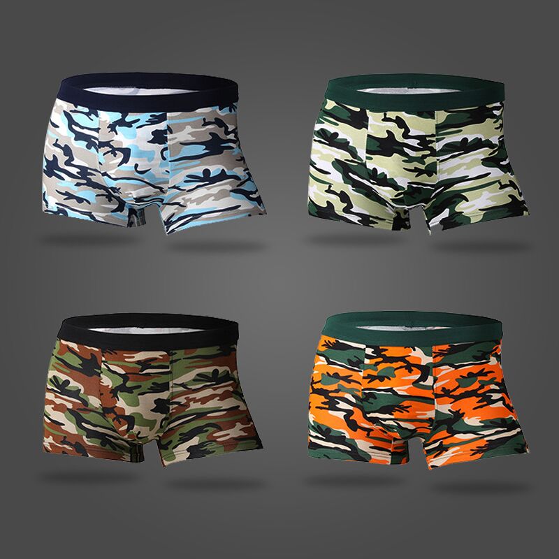 Nouveaux Sous-vêtements de fibre de bambou Men Marque 2018 Mode Sexy Mens Boxer Shorts Soft Souffle Solidable Homme Sous-vêtements