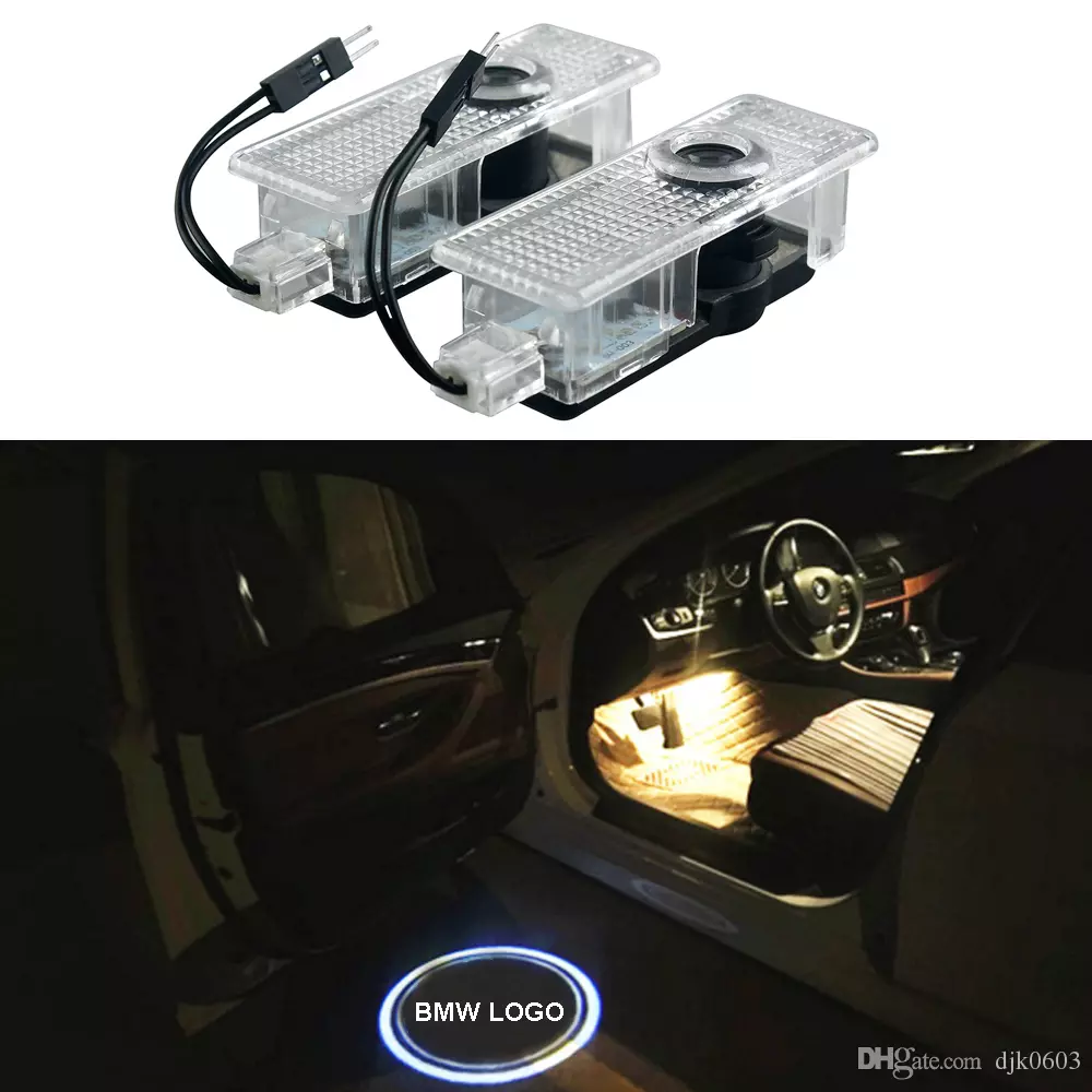 2pcs LED Car Door Courtesy Projector Logo Light For BMW E60 M5 E90 F30 F10 X5 X3 X6 X1 GT E85 E70 E71 E81 E82 E92 E93 F15 F16-image-411699171