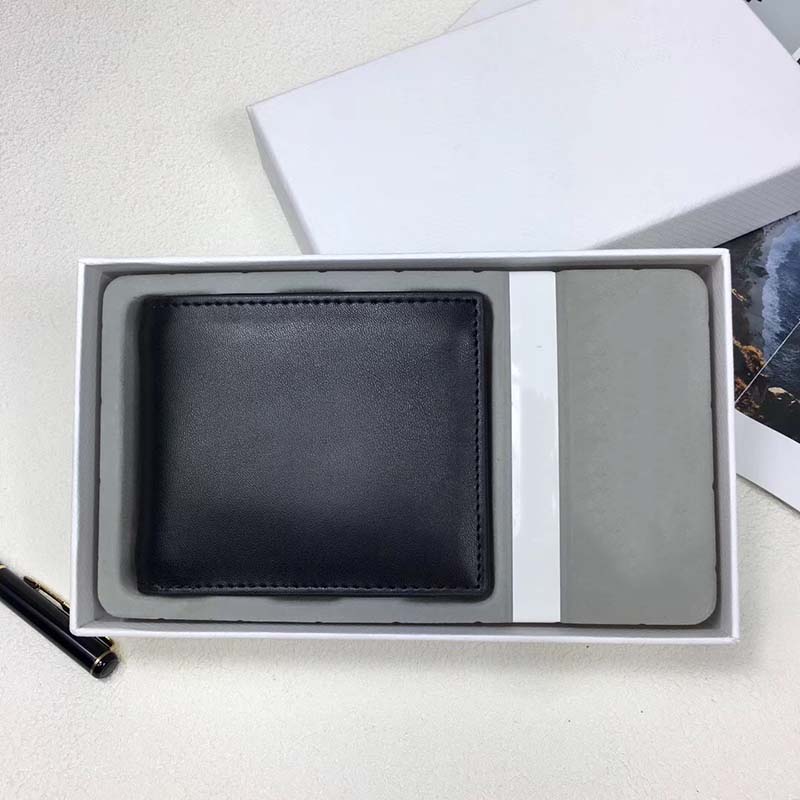 

Code 276 Men Wallets Genuine Leather Mens Wallet Short Purse With Coin Pocket Card Holders High Quality, Black