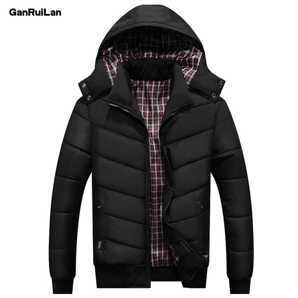 2018 New Winter Men's Jacket Coats Casual Parkas Slim Warm Thick Outerwear Hooded Overcoat Male Fashion Thermal Jackets JK18049