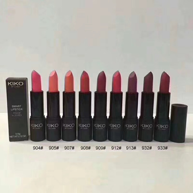 

Kiko Milano Smart Lipstick Matte Lipstick 9 colors 3.8g, Muti