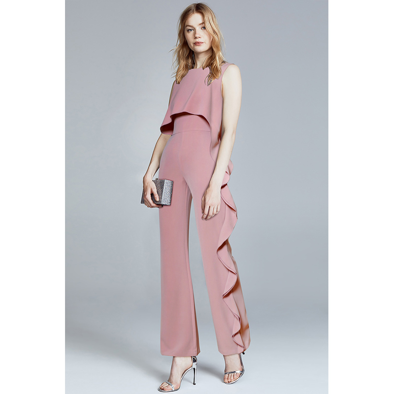 pink formal jumpsuit