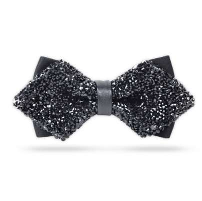 

Fashion Diamond Bow Tie Glitter Crystal Rhinestone Men Tuxedo Bow Tie Triangle Adjustable for Wedding Party gift