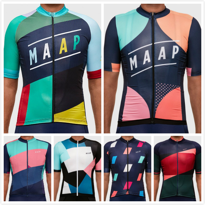 

2022 New Mapp Team Cycling Jersey Bicycle Clothing Ropa De Ciclismo Men Breathable 100% Polyester Bike Clothing for MTB, Style 2