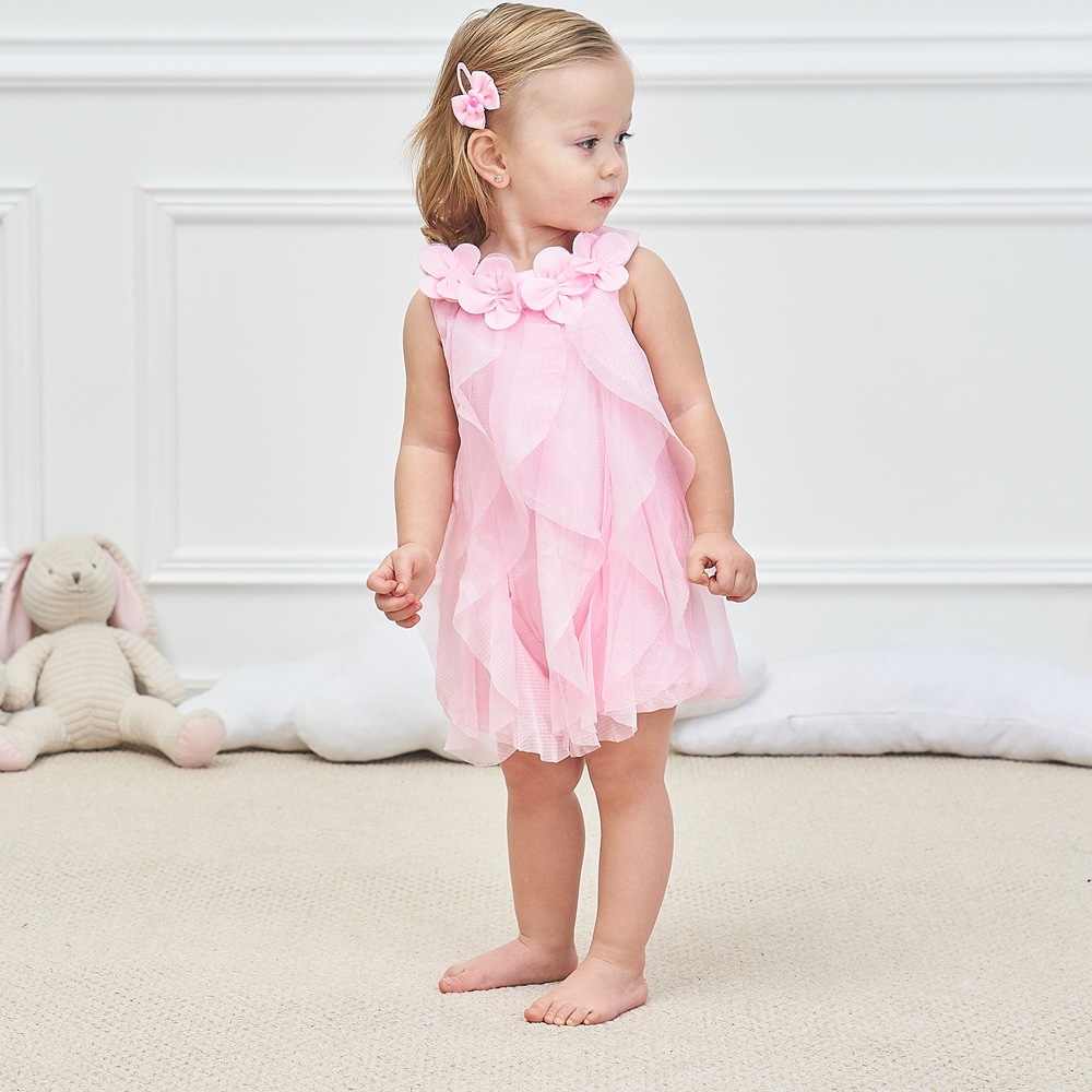 Baby Clothes Rompers rompers Designer 2026 Summer Infant Toddler Romper Dress Full Month Year Girls Princess Birthday Dresses Jumpsuits