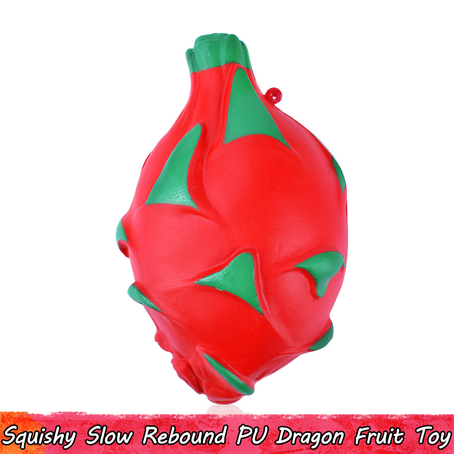 

1 PCS Dragon Fruit Squishy Kids Toys Slow Rising Squishies Squeeze Toy for Home Decor Stress Relief Gifts for Teens Adults Scented Ornament