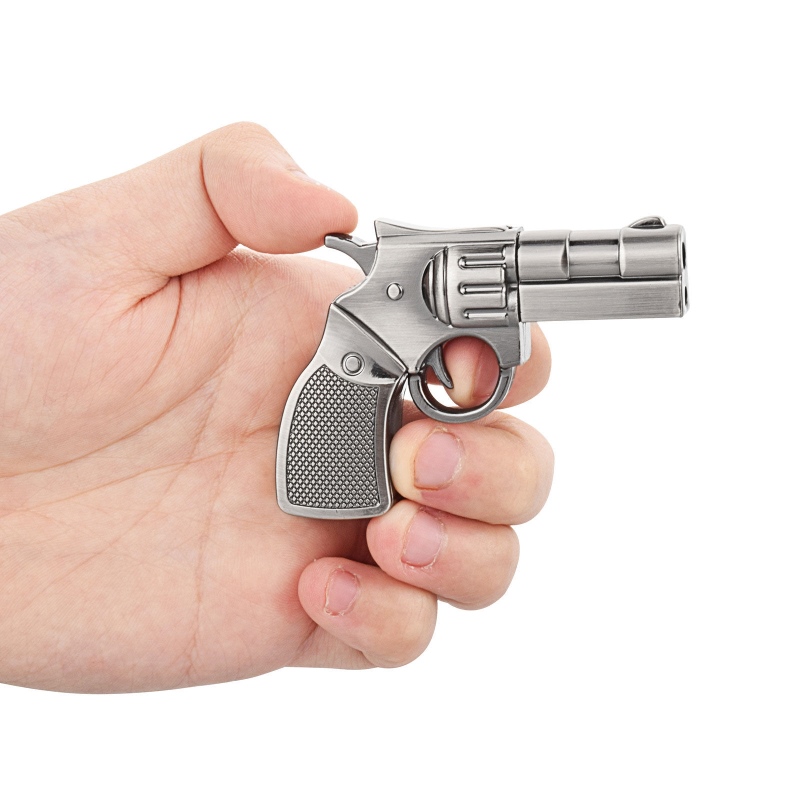 

Creative Metal Gun Shape 16GB USB 2.0 Flash Drives Enough Thumb Memory Sticks 16gb Pen Drive for Computer Laptop Macbook Tablet Silver