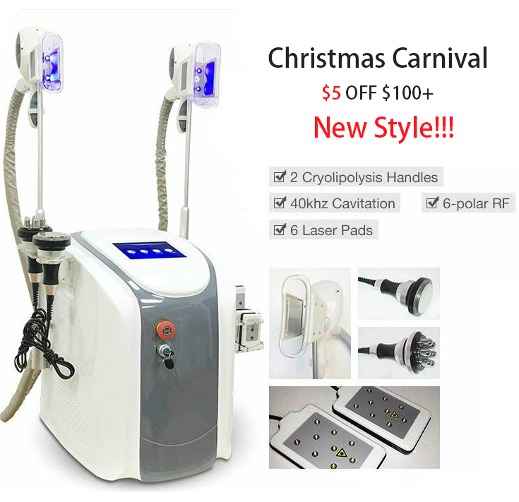 2020 meilleurs !!! Cryolipolyse portable FAT Congélation de la machine minceur Cryothérapie Cryothérapie RF Liposuccion Lipo Laser Machine Livrai