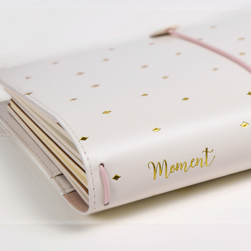 

Lovely Diary Gift to Girlfrend, TN Standard Journal Travler Notebook, Spiral PU Thick Pocket Size Planner Diary