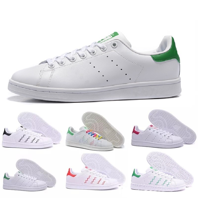 

Brand Stan Smith Green New Wholesale Classic run Shoes new stan shoes fashion smith sneakers casual leather men women sport run Shoe, Black
