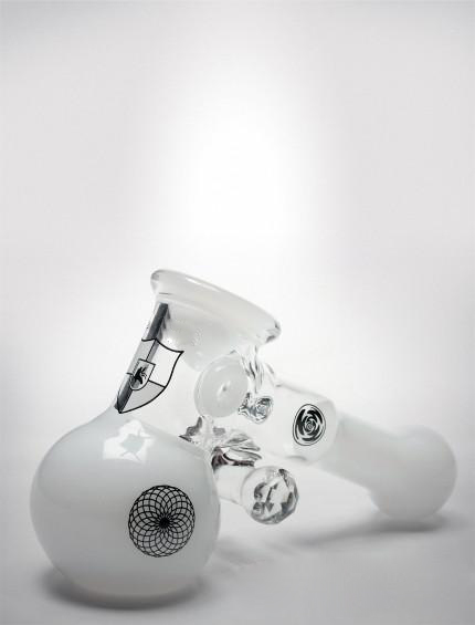 

Sherlock Mini hammer Glass pipes Heavy Wall Glass design handle spoon oil burner smoking pipe for dry herb