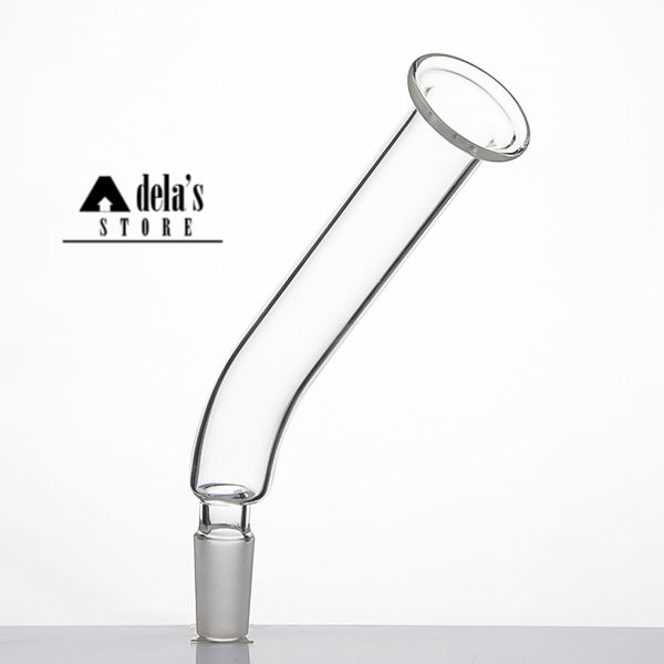 

Glass Adapter Glass Mouth Piece 14.5mm 18.8mm Male Female Length 136mm J Smoking 14mm 18mm Joint Dab Rig 402