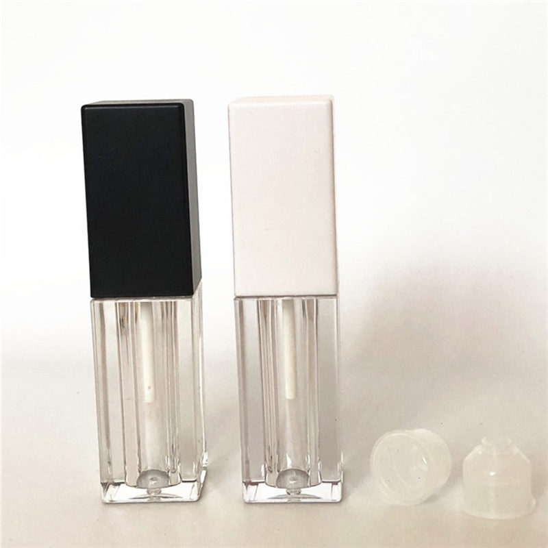 

5ml Square Shape Lip Gloss Tube Empty Cosmetic Bottle Clear Lip Gloss Tubes Containers Bottle fast shipping F662