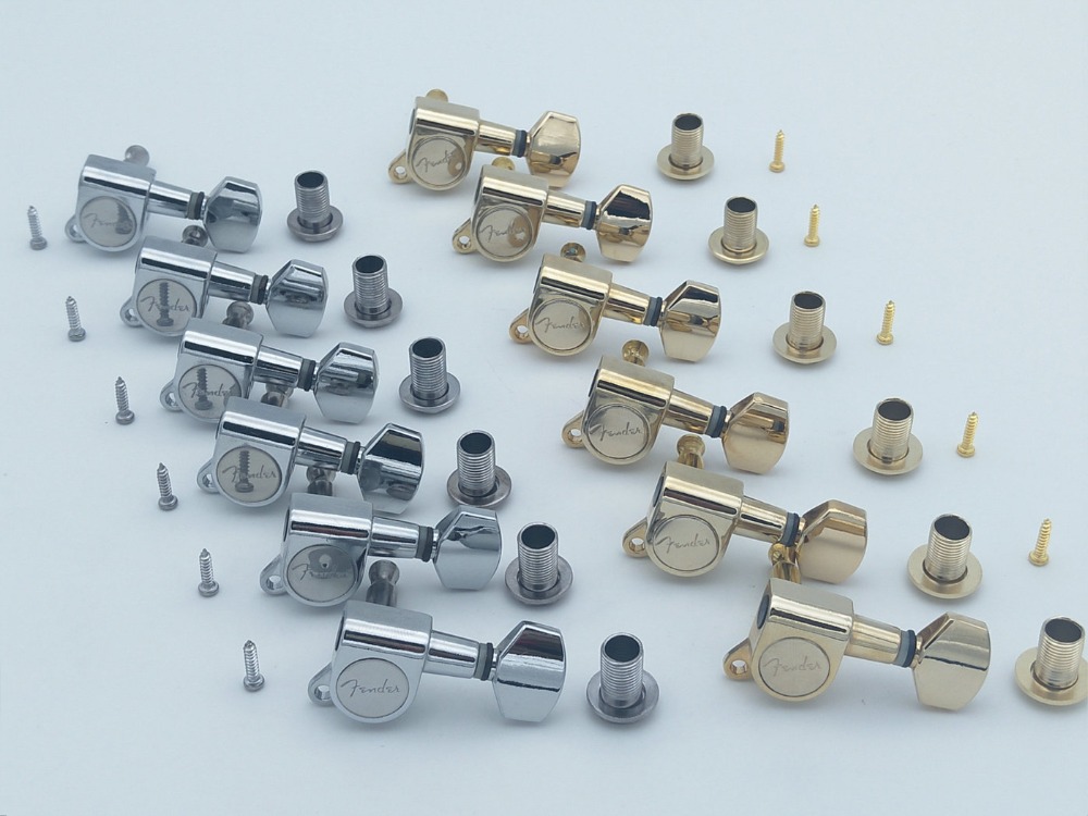 

6R Guitar Tuning Pegs Tuner Machine Heads parts with Logo In Stock