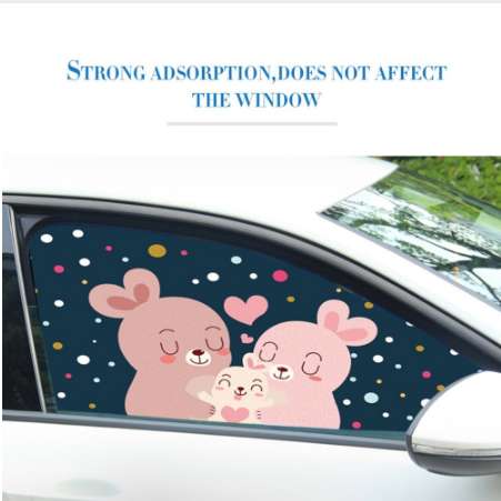 

New 1PC Magnetic Car Side Window Sunshade Curtains Auto Windows Sun Visor Animal Pattern Blinds Cover Adjustable Sun Shade Hot